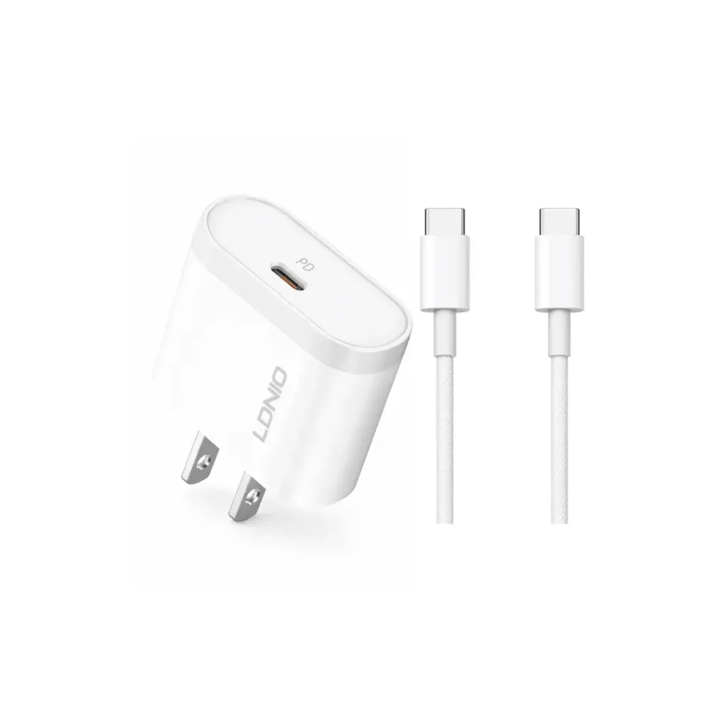 CARGADOR LDNIO Q111 20W 1P PD + CAB TC-TC