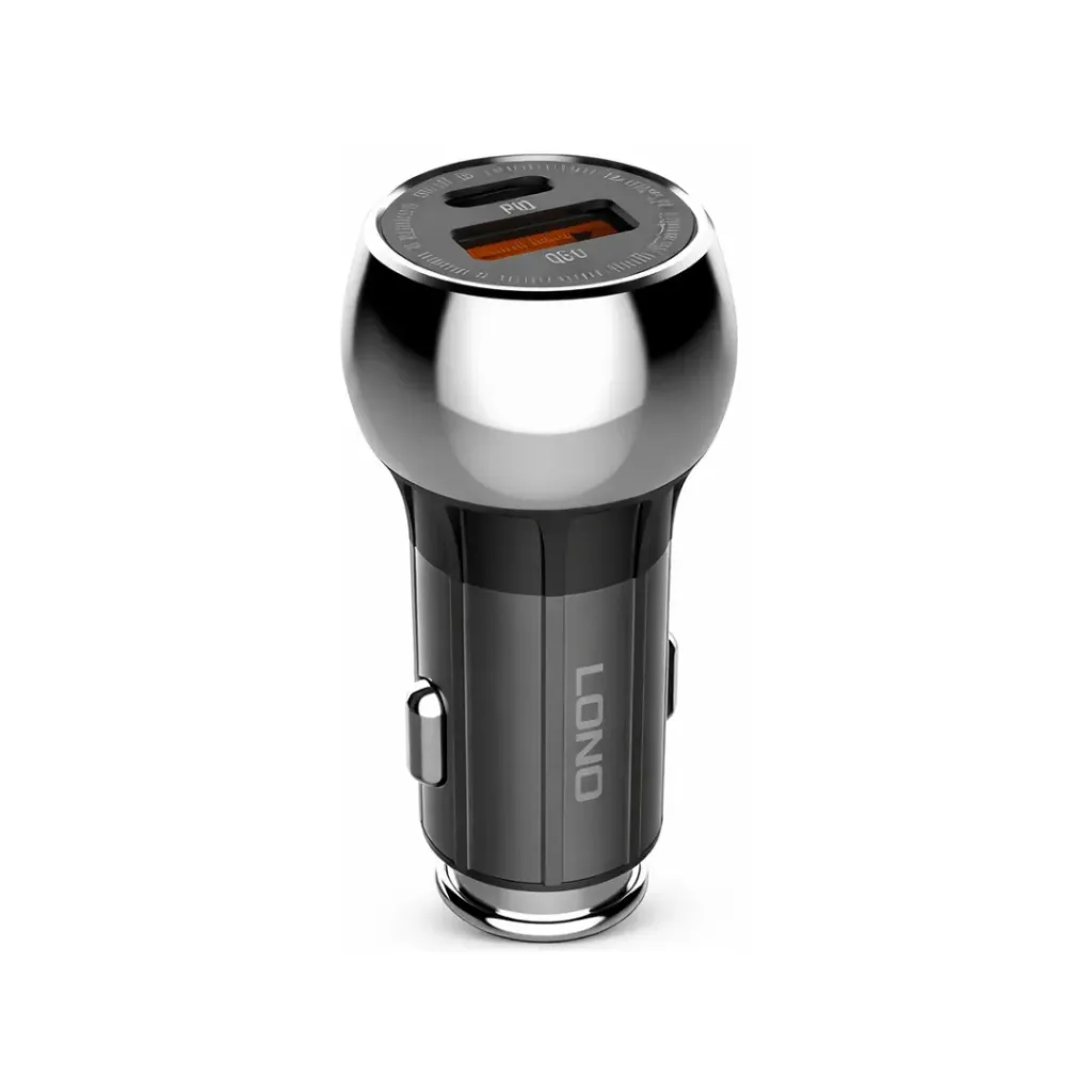 CARGADOR VEH. LDNIO C1 36W 2P USB+PD + CAB TC-TC