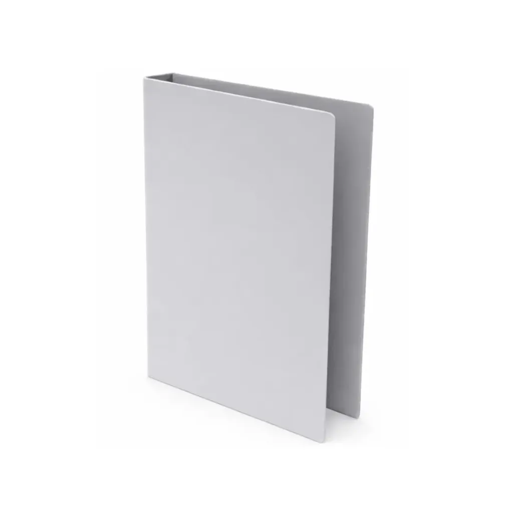 CARPETA 2 ANILLOS TAMAÑO CUADERNO 380X220MM GRIS LANCER