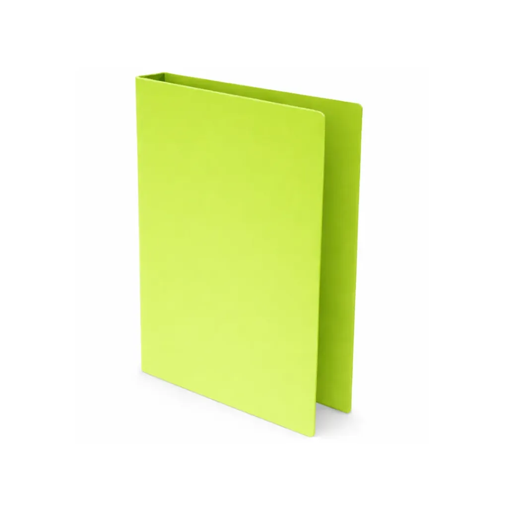 CARPETA 2 ANILLOS TAMAÑO CUADERNO 380X220MM VERDE CLARO LANCER