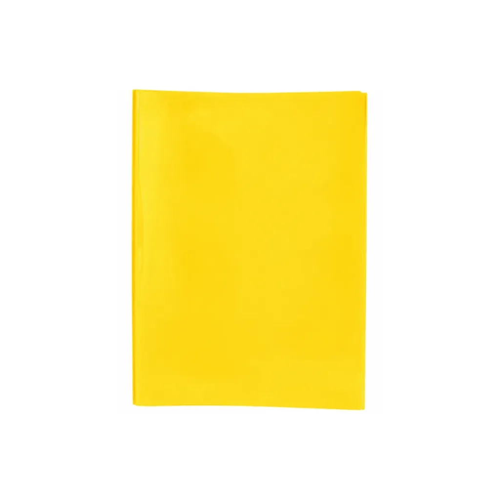 CARPETA PLASTICA SENCILLA TAMAÑO OFICIO AMARILLO
