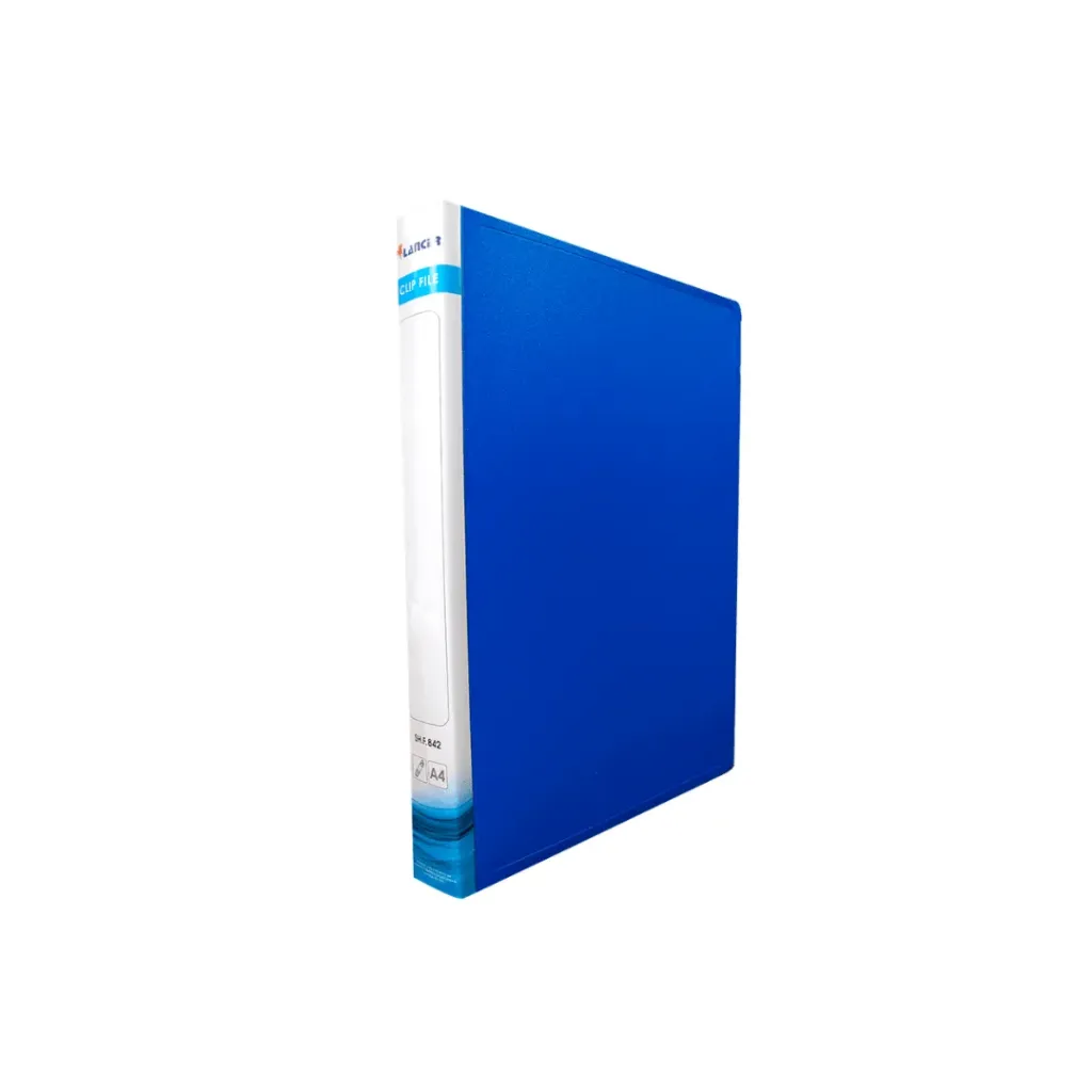 CARPETA PLASTICA DE 2 ANILLOS AZUL