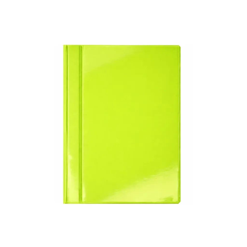 CARPETA CUBIERTA TRANSPARENTE VERDE CLARO TAMAÑO CUADERNO