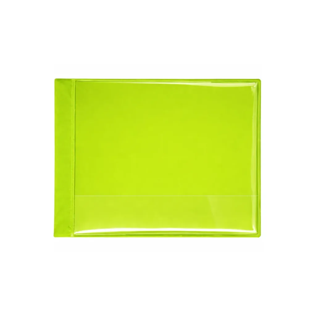 CARPETA CUBIERTA TRANSPARENTE A3 VERDE CLARO