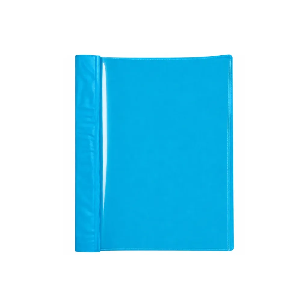 CARPETA CUBIERTA TRANSPARENTE TAMAÑO CUADERNO LILA