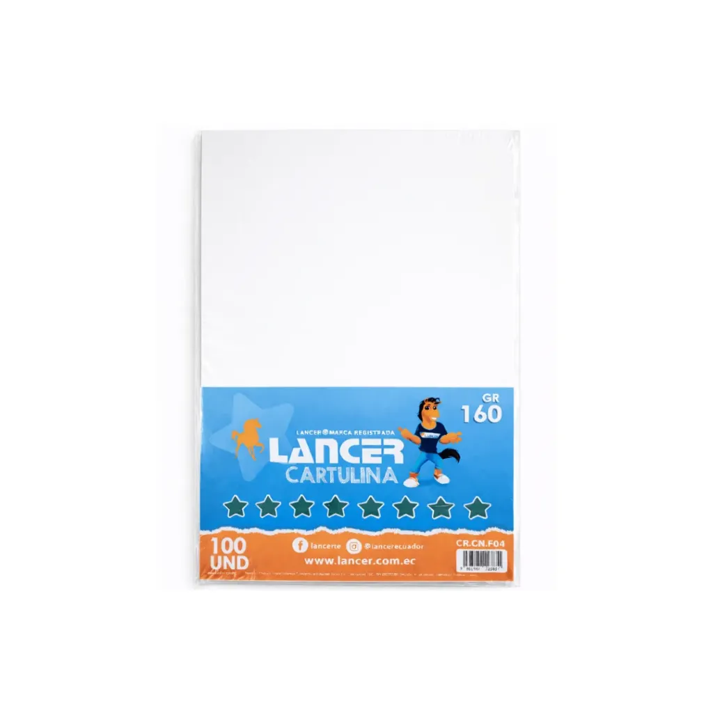 CARTULINA IRIS A4 BLANCO 160GR