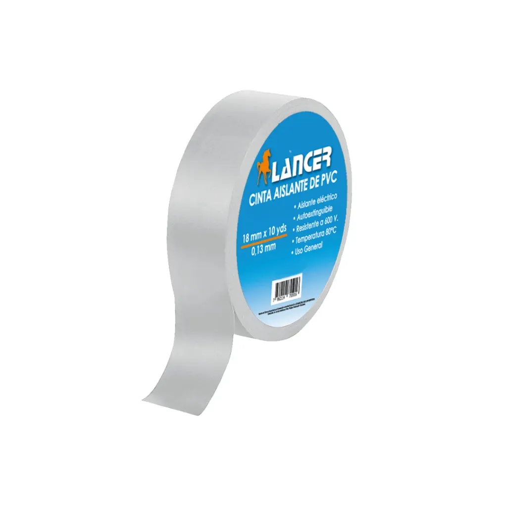 CINTA AISLANTE BLANCA LANCER 10YDS 18MMX0.13MM