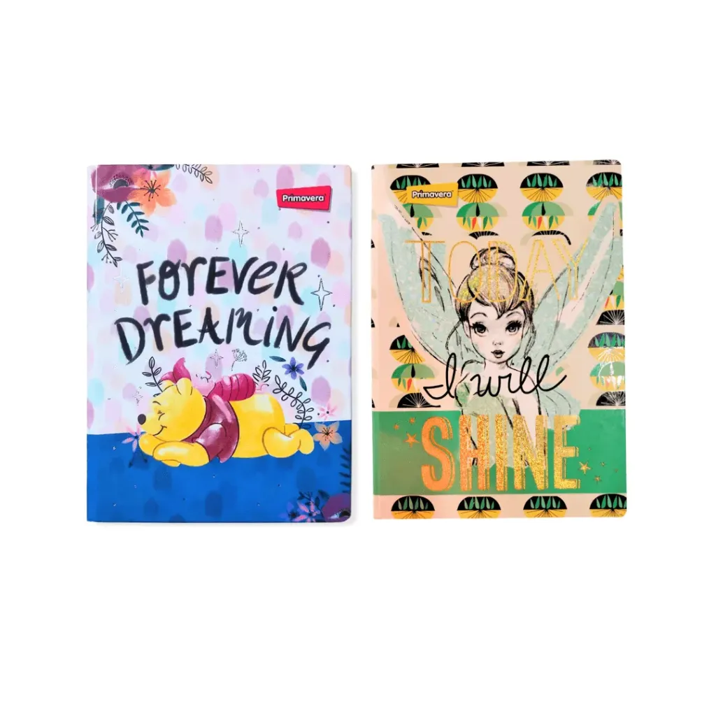 CUADERNO COSIDO CUADROS PASTA DURA LICENCIAS NIÑAS 100 HOJAS PRIMAVERA