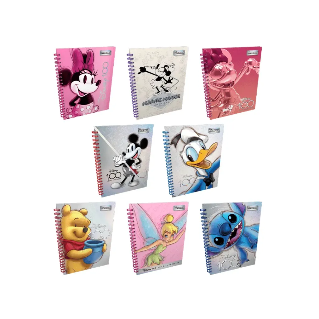 CUADERNO UNIVERSITARIO PRIMAVERA MUJER PASTA DURA DISNEY100 100 HOJAS CUADROS