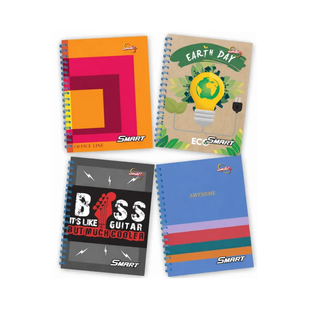 CUADERNO UNIVERSITARIO LOOPY 100 HOJAS CUADROS PASTA DURA SMART
