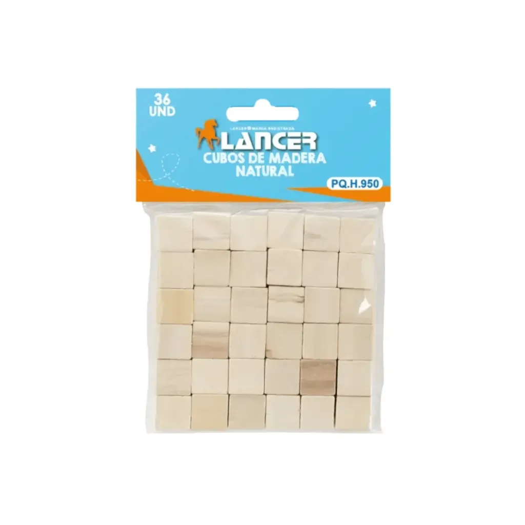 CUBOS DE MADERA NATURAL-15X15X15MM