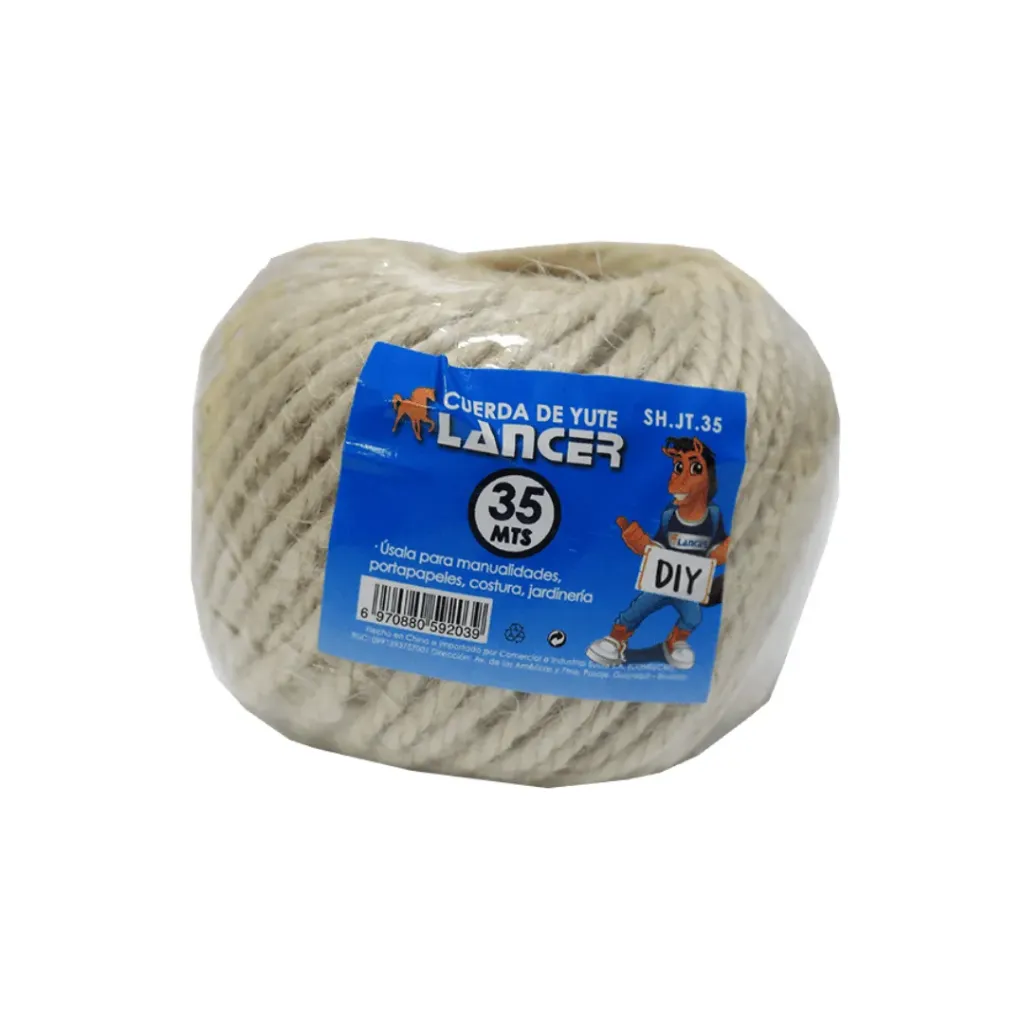 CUERDA DE YUTE BLANCA 35 METROS LANCER