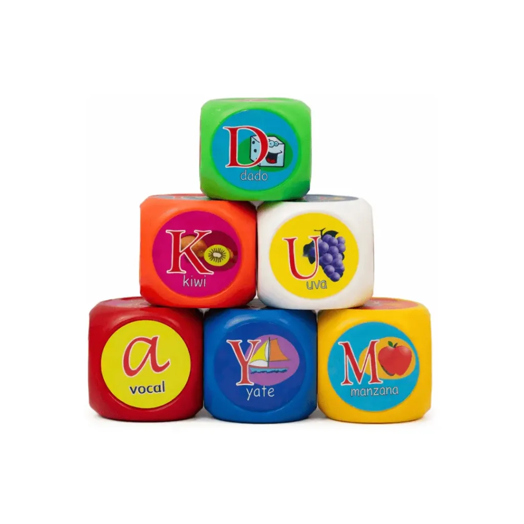 DADOS DIDÁCTICOS DE 6 UNIDADES