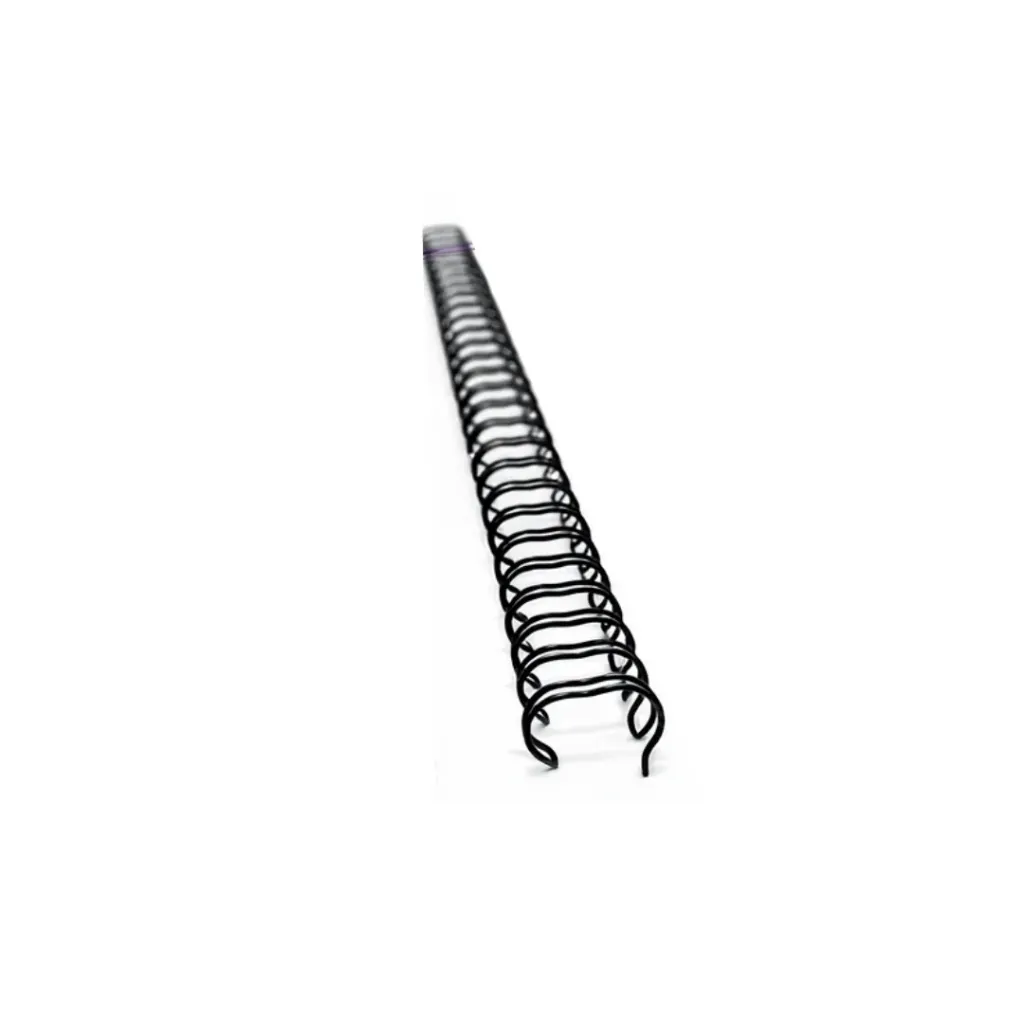 ESPIRAL DOBLE ANILLO NEGRO 9.5X0.8MM - 80HJS