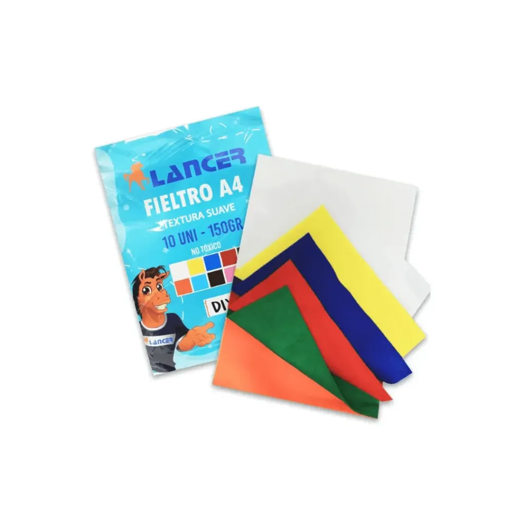 FIELTRO ESCOLAR A4 SURTIDO 150 GRS