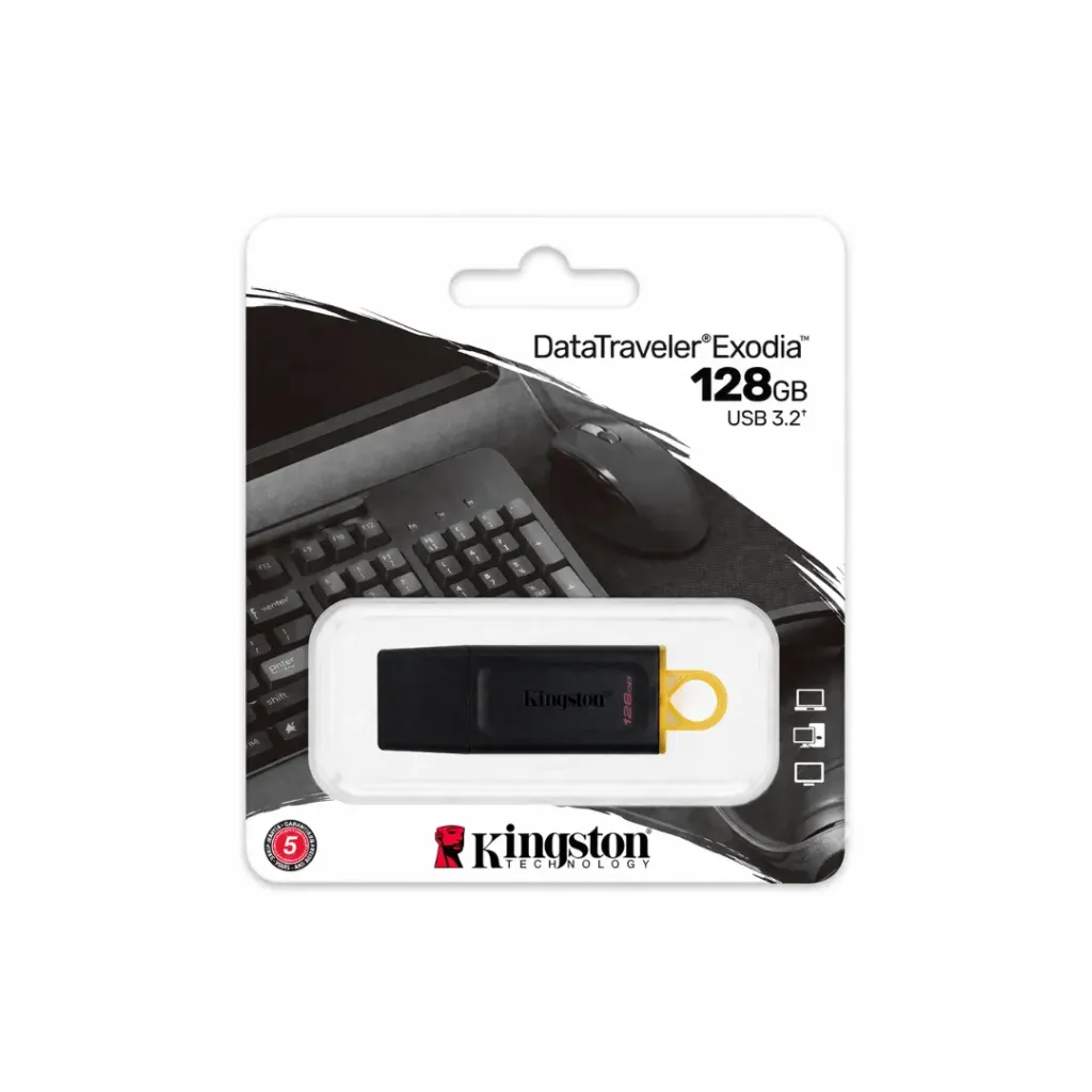 FLASH MEMORY KINGSTON DTXON EXODIA ONYX 64GB BLACK GRAY