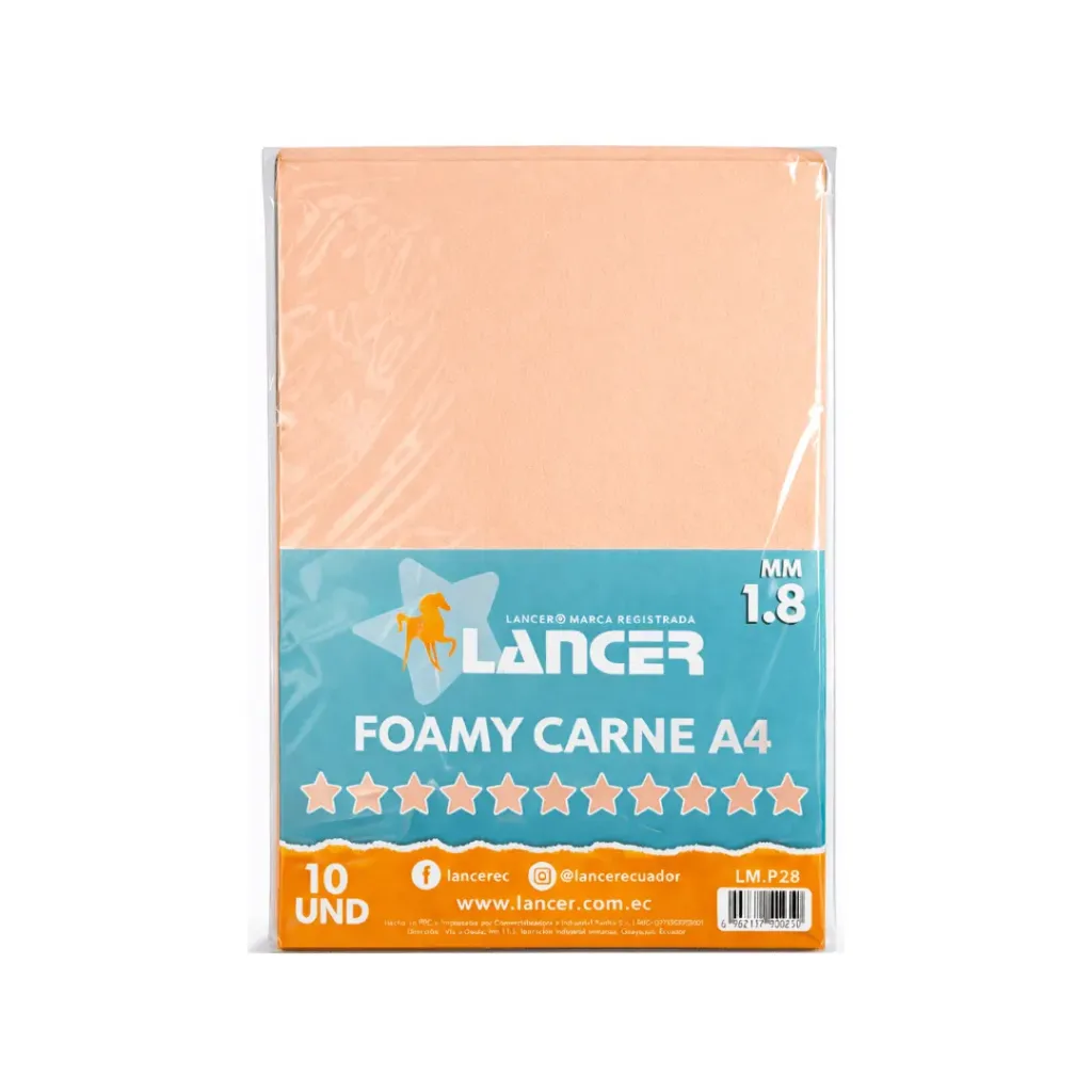 FOAMY LISO CARNE A4 (FOMIX)