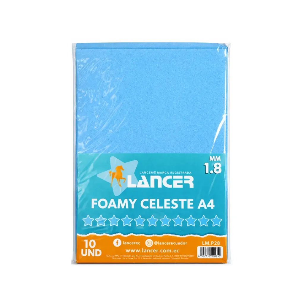 FOAMY LISO CELESTE A4 (FOMIX)