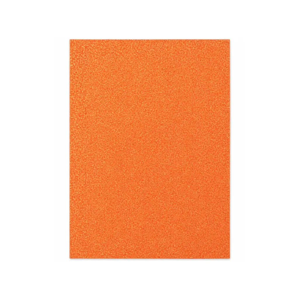 FOAMY ESCARCHADO NARANJA 65X90CM (FOMIX)