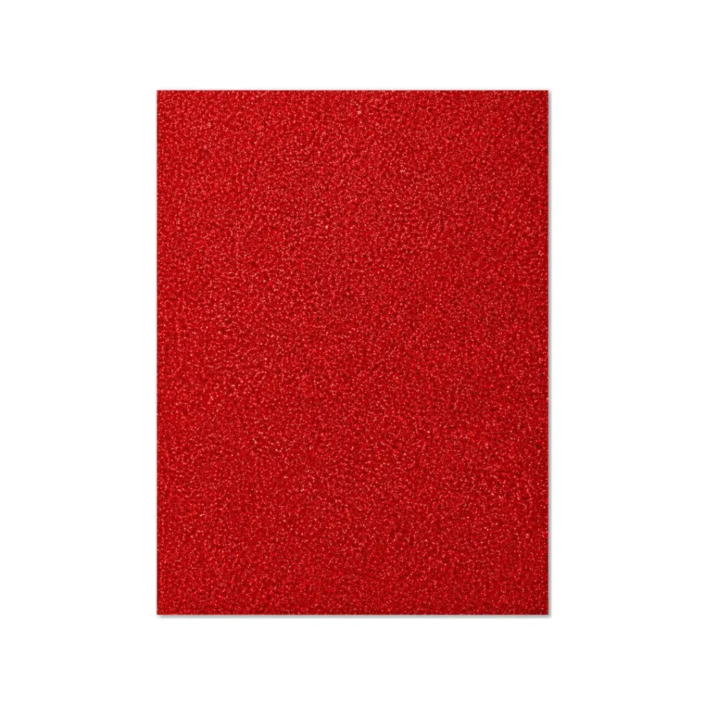 FOAMY ESCARCHADO ROJO 65X90CM  (FOMIX)