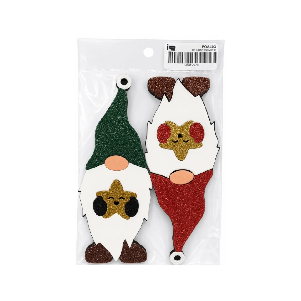 FOAMY FIGURA 3D GNOMOS X2 A5 FN23