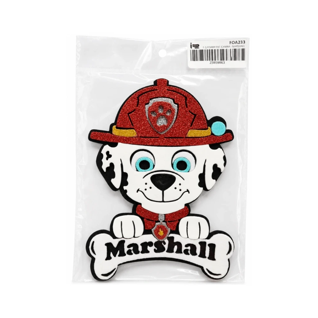 FOAMY FIGURA 3D MARSHALL PATRULLA CANINA R. F024