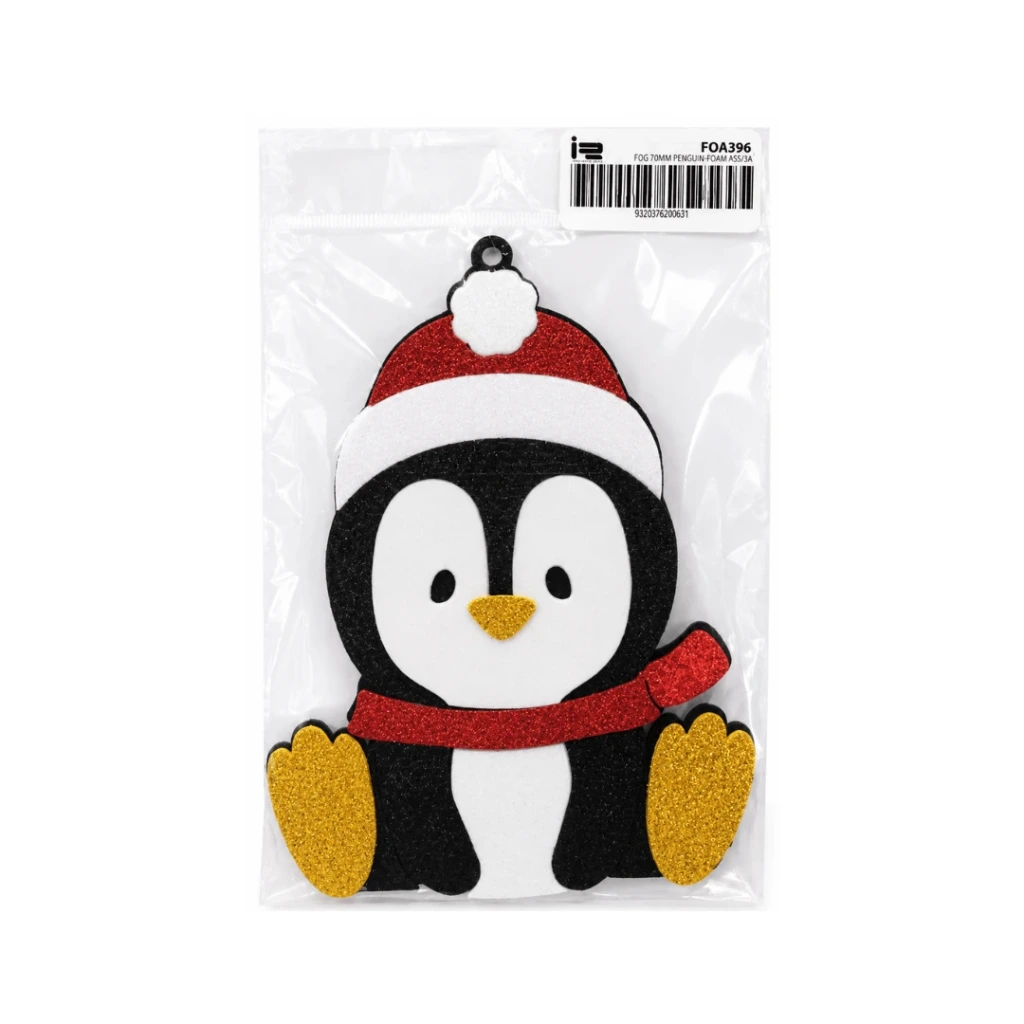 FOAMY FIGURA 3D PINGÜINO SENTADO A5 FN14