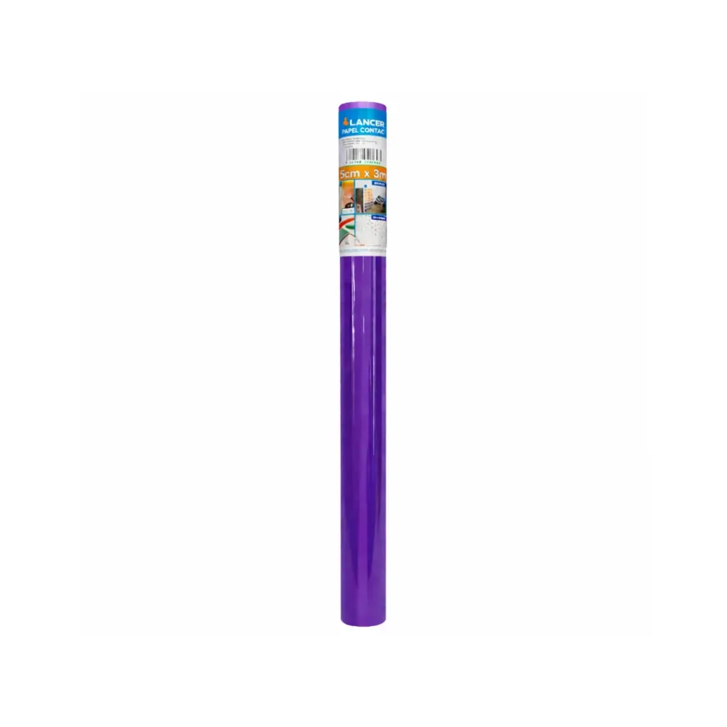 FORRO DE LIBRO MORADO 3 METROS (PAPEL CONTACT)