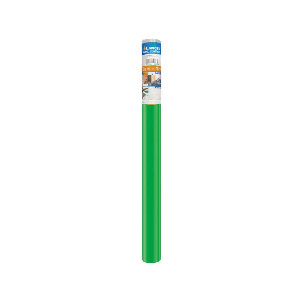 FORRO DE LIBRO VERDE CLARO 3 METROS (PAPEL CONTACT)