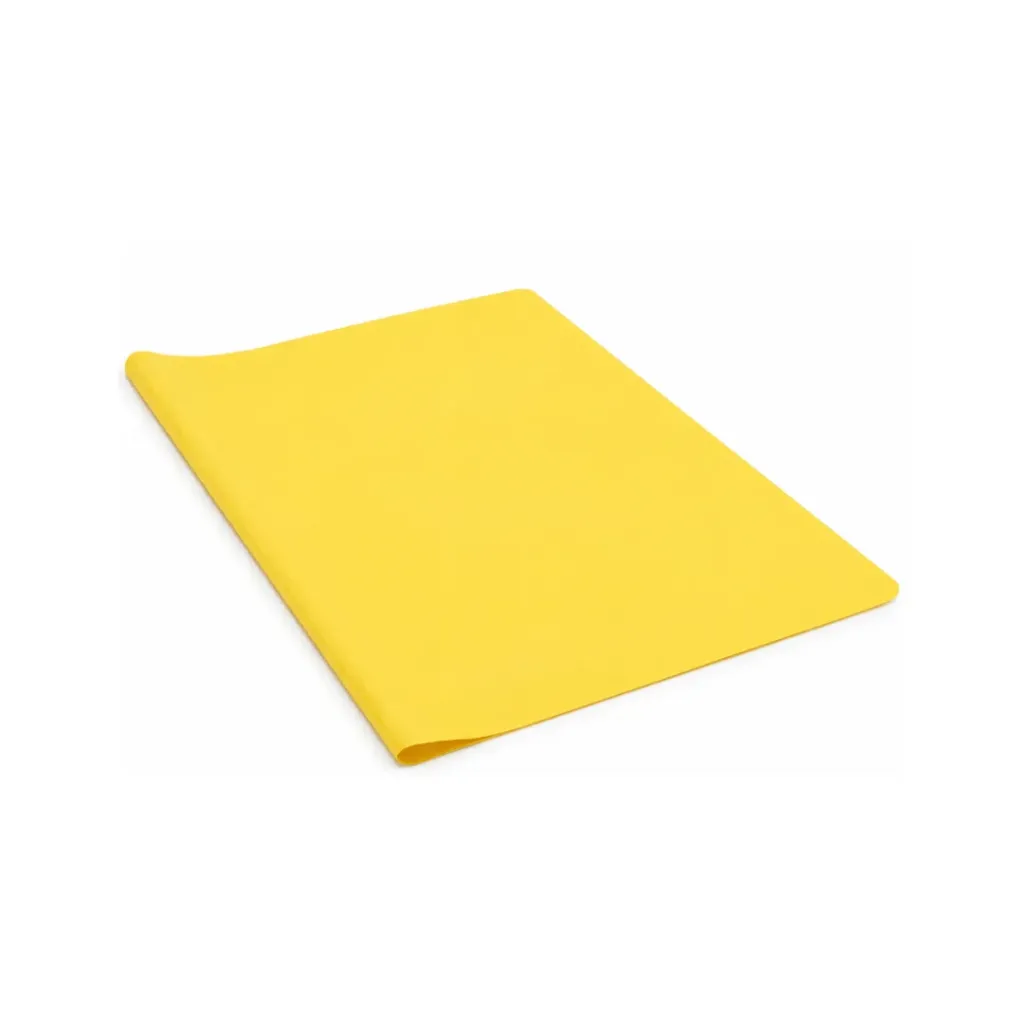 FORRO GRUESO COSIDO COLOR AMARILLO PLÁSTICO (MEDIANO)