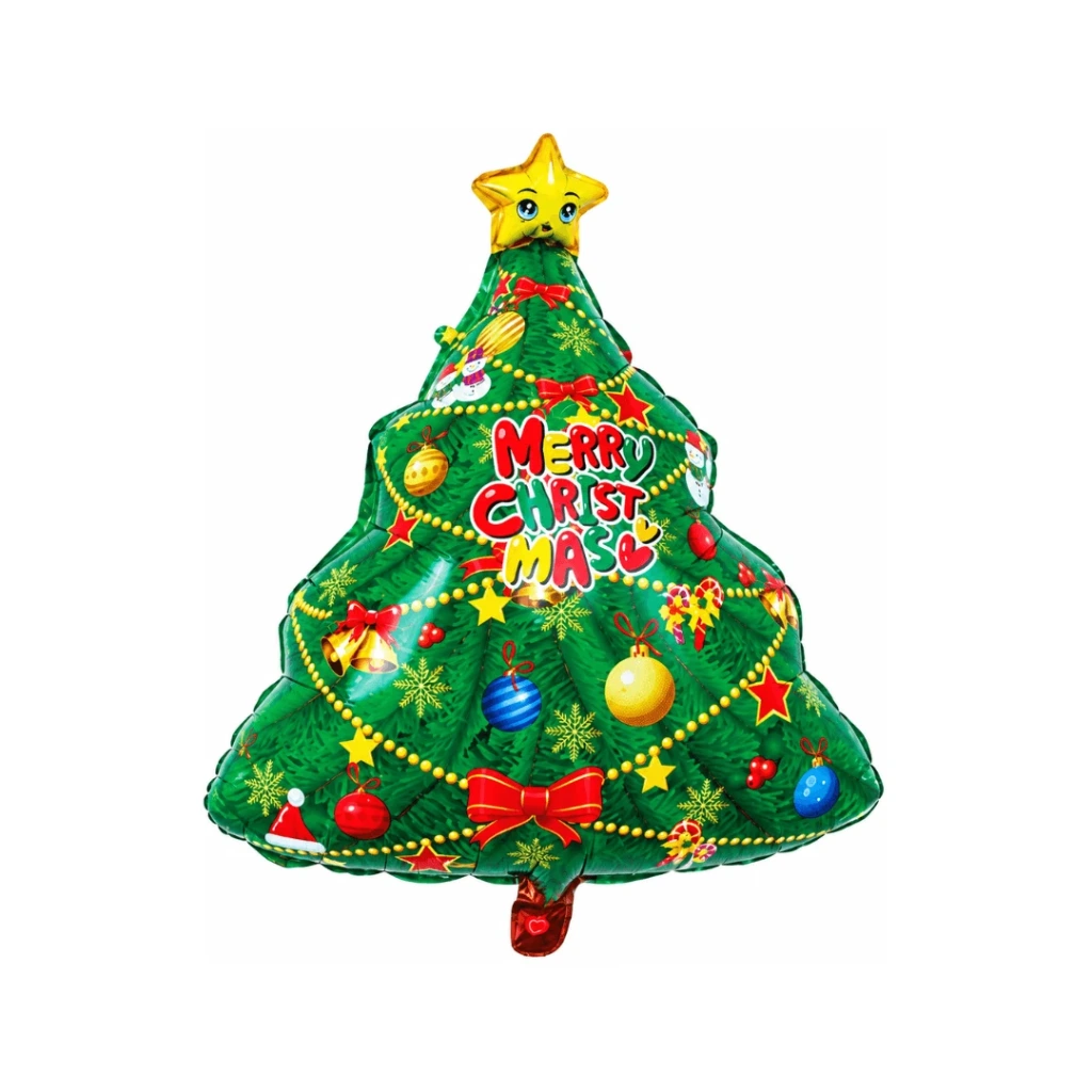 GLOBO DE FOIL 70X48CM ARBOL NAVIDAD - VERDE
