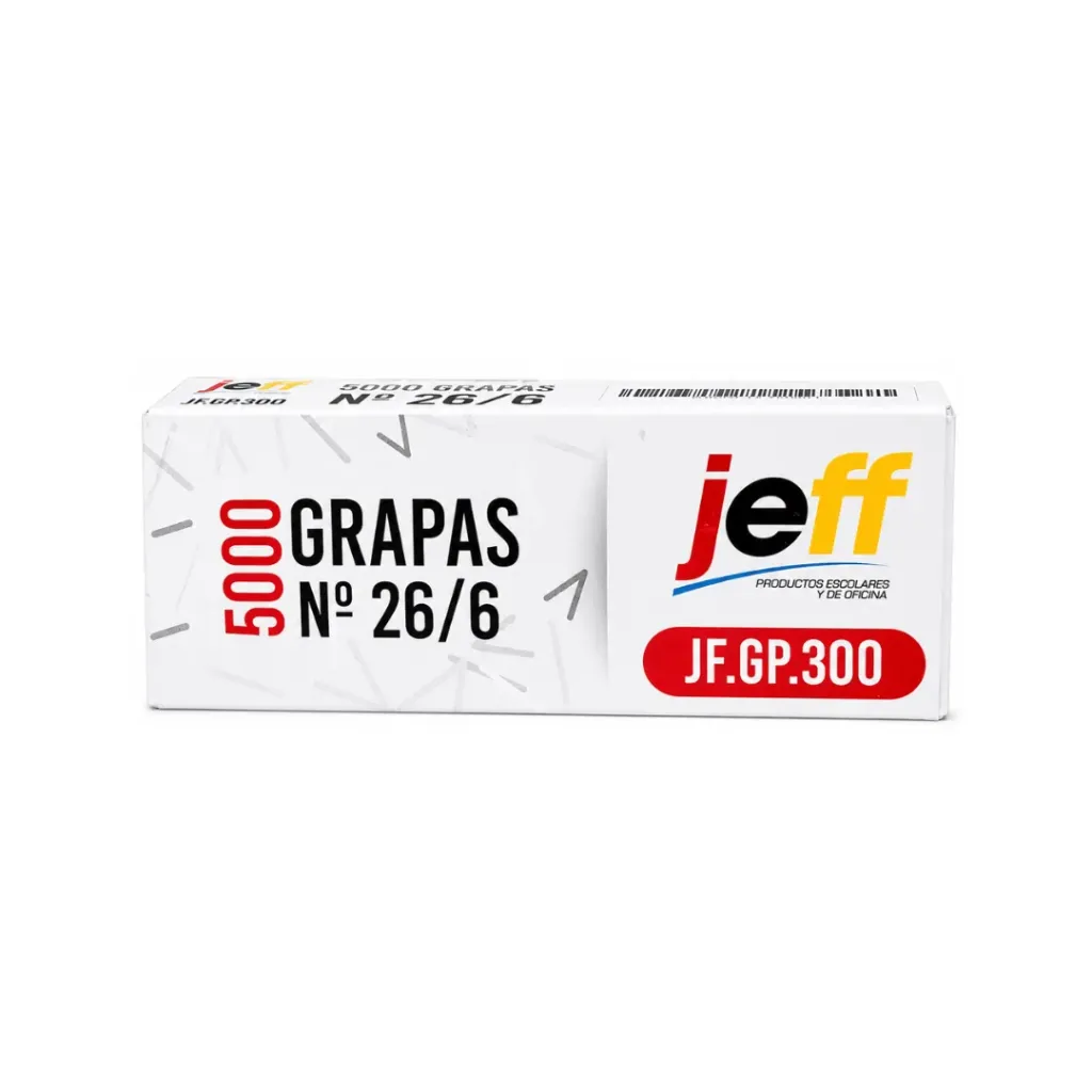 GRAPAS JEFF 26/6 X 5000 UNIDADES