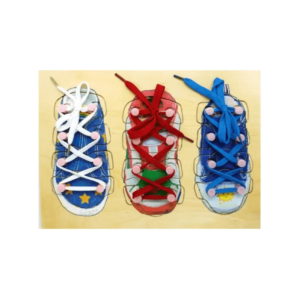 JUEGO DIDÁCTICO PASSOLA ENHEBRAR ZAPATO