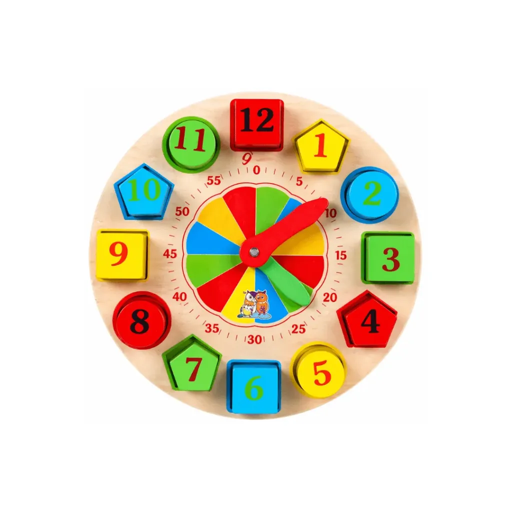 JUEGO DIDÁCTICO PASSOLA ROMPECABEZAS RELOJ 12X12CM