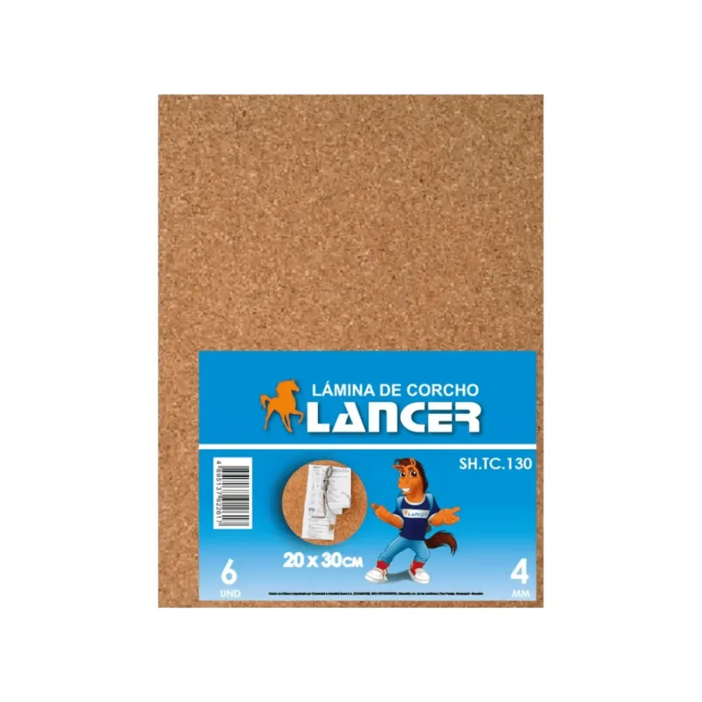 LÁMINA CORCHO 20X30CM - 4MM