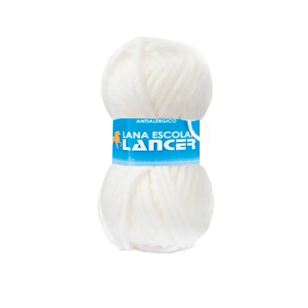 LANA ESCOLAR BLANCA
