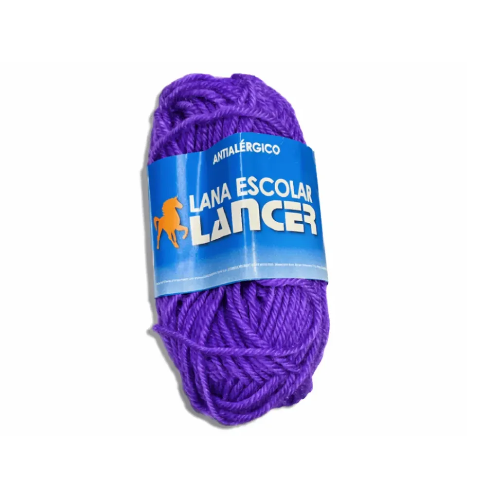 LANA ESCOLAR MORADA