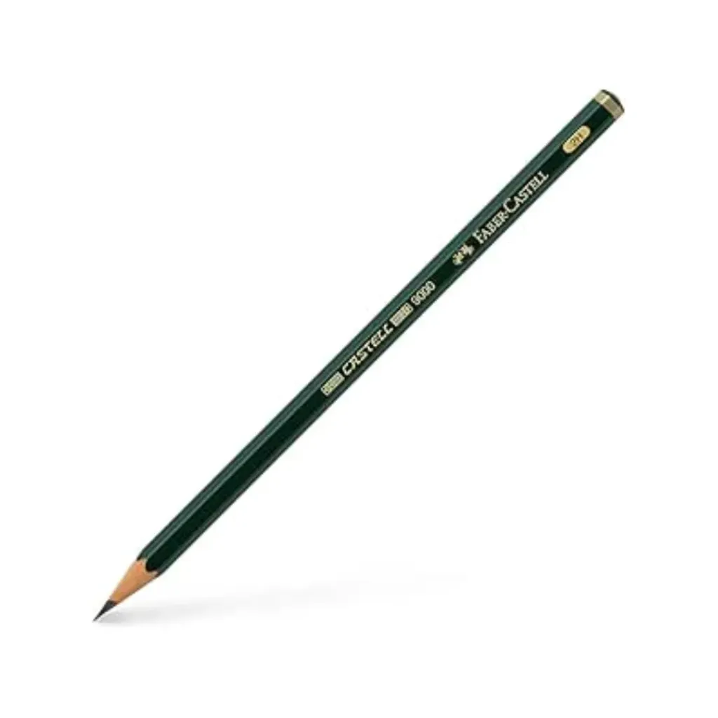 LÁPIZ FABER CASTELL 2H CUERPO DE COLOR VERDE