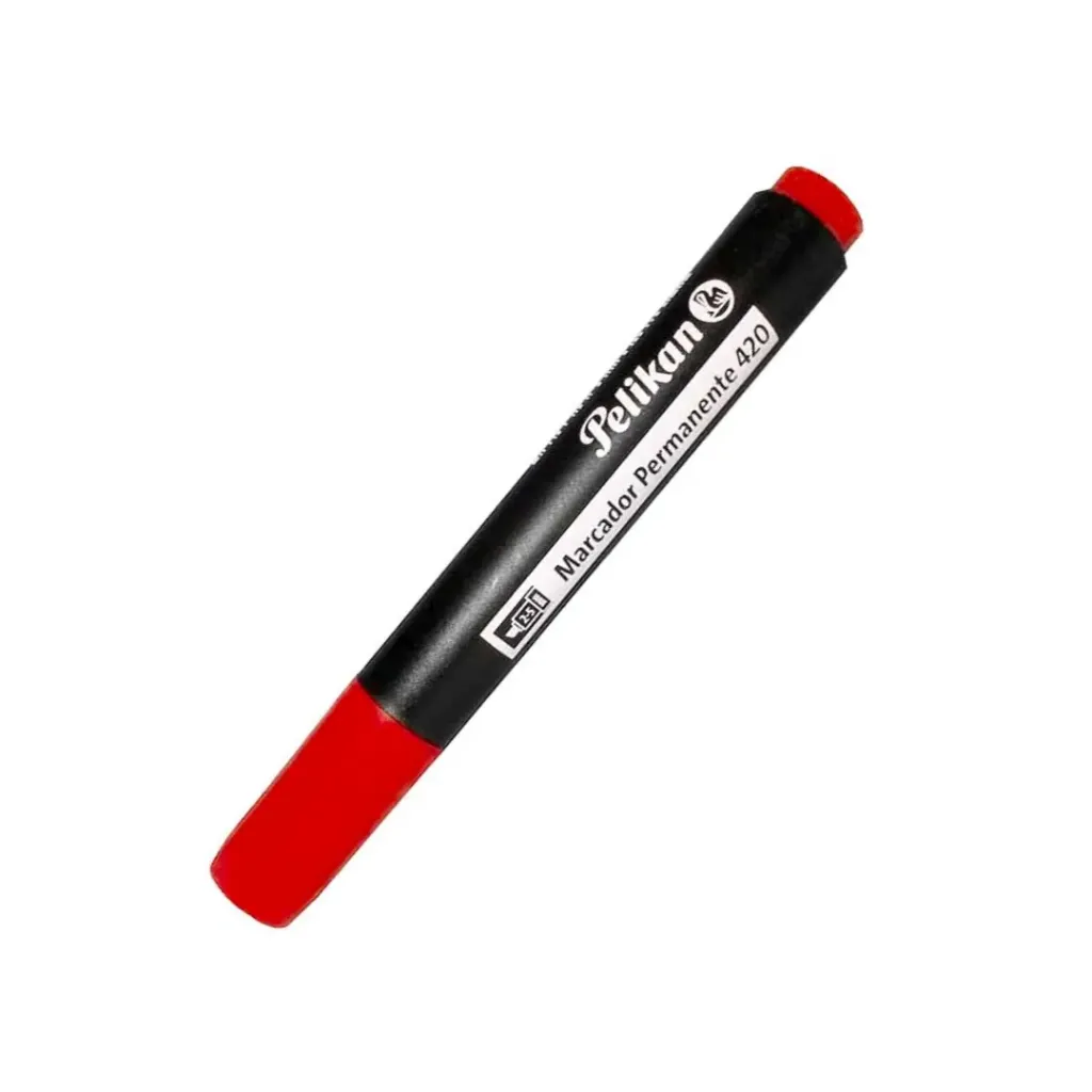 MARCADOR PERMANENTE PELIKAN ROJO -4927