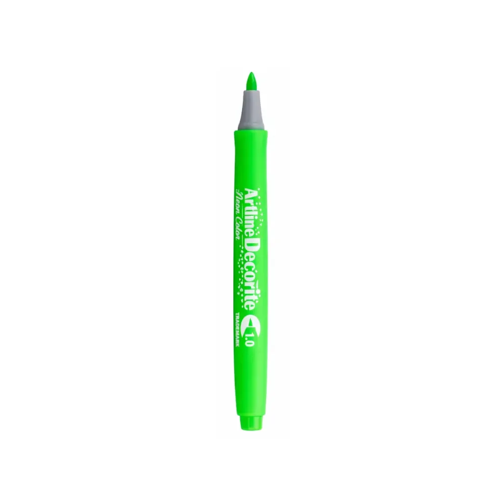 MARCADOR DECORITE 1MM VERDE NEÓN EDF 1