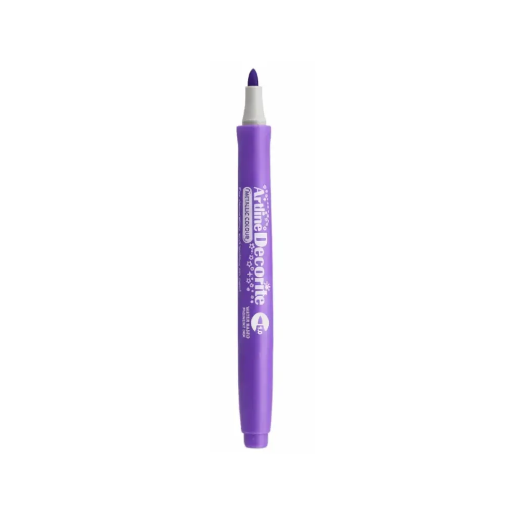 MARCADOR DECORITE METÁLICO 1MM LILA EDFM 1