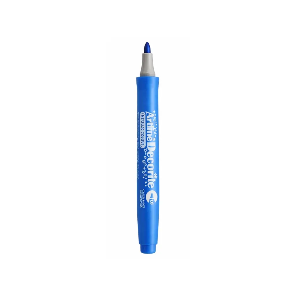 MARCADOR DECORITE METÁLICO 1MM AZUL EDFM 1