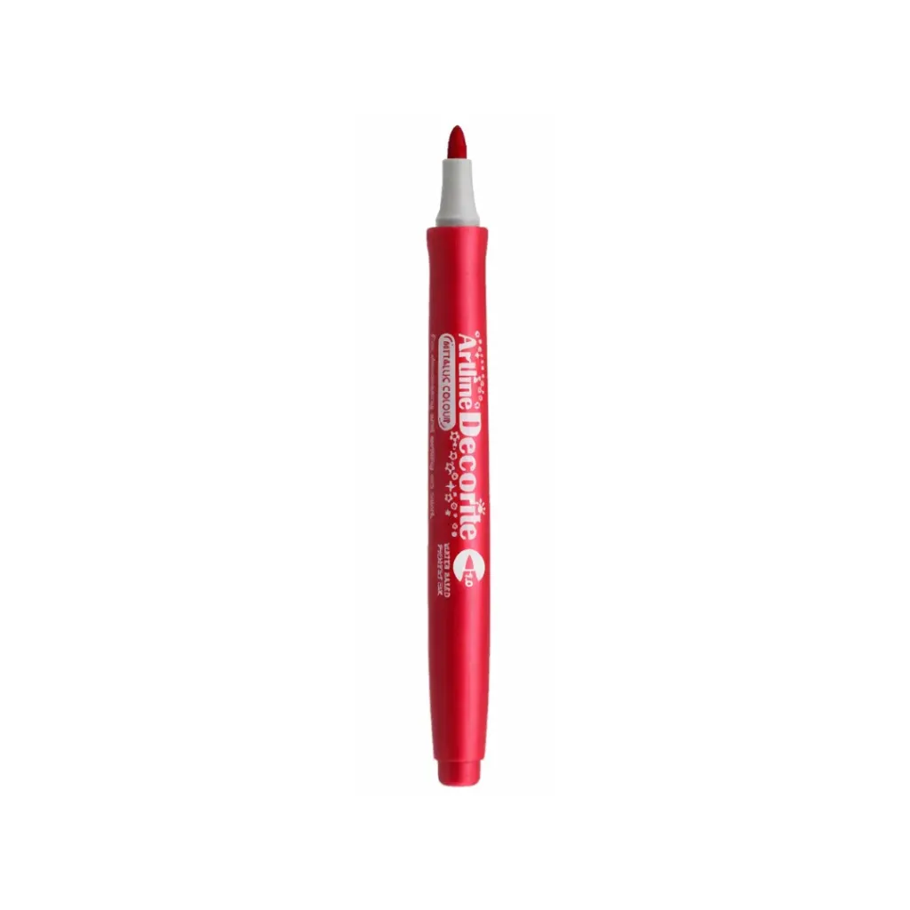 MARCADOR DECORITE METÁLICO 1MM ROJO EDF 1