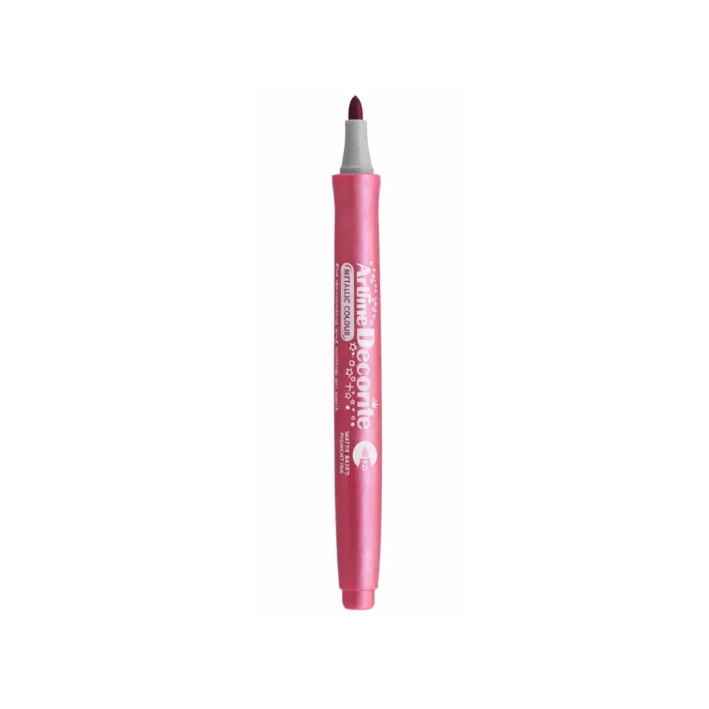 MARCADOR DECORITE METÁLICO 1MM ROSA EDFM 1