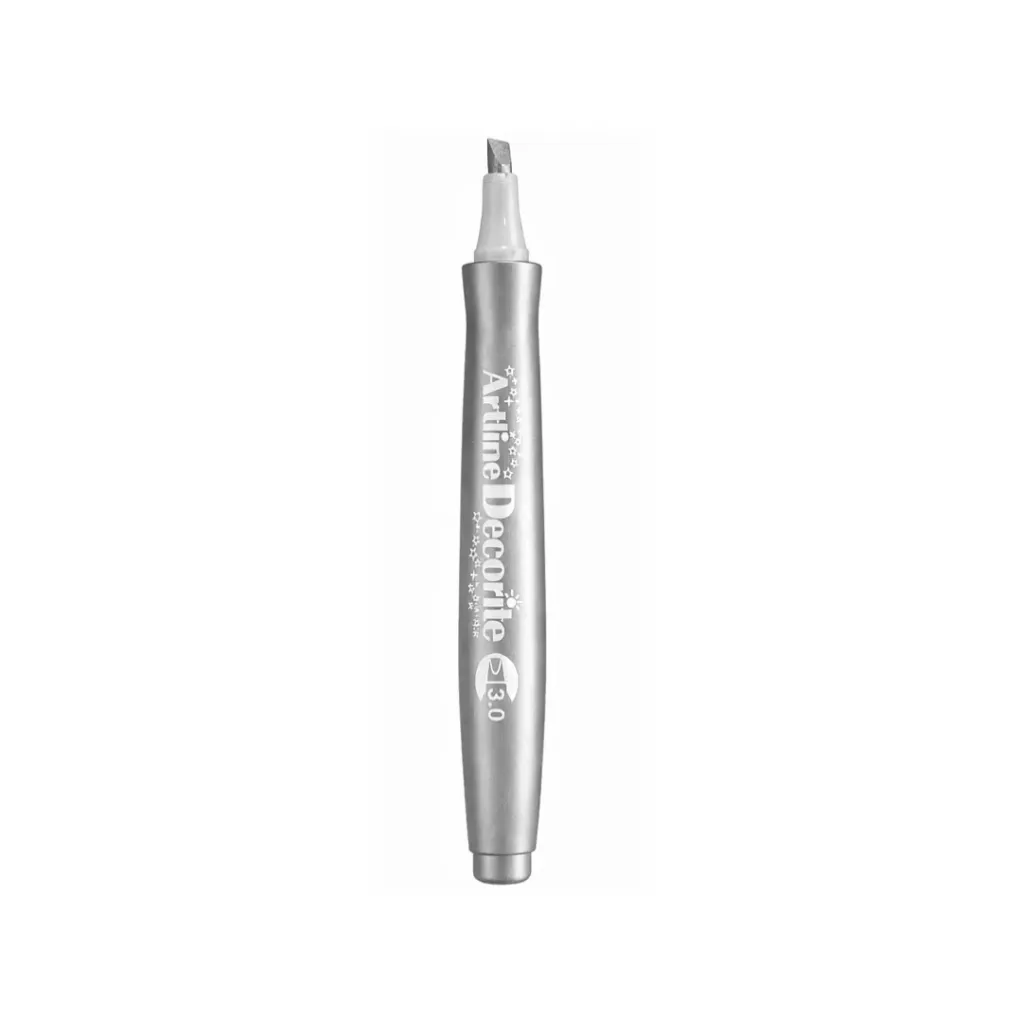 MARCADOR DECORITE METÁLICO 3MM PLATA EDFM 3