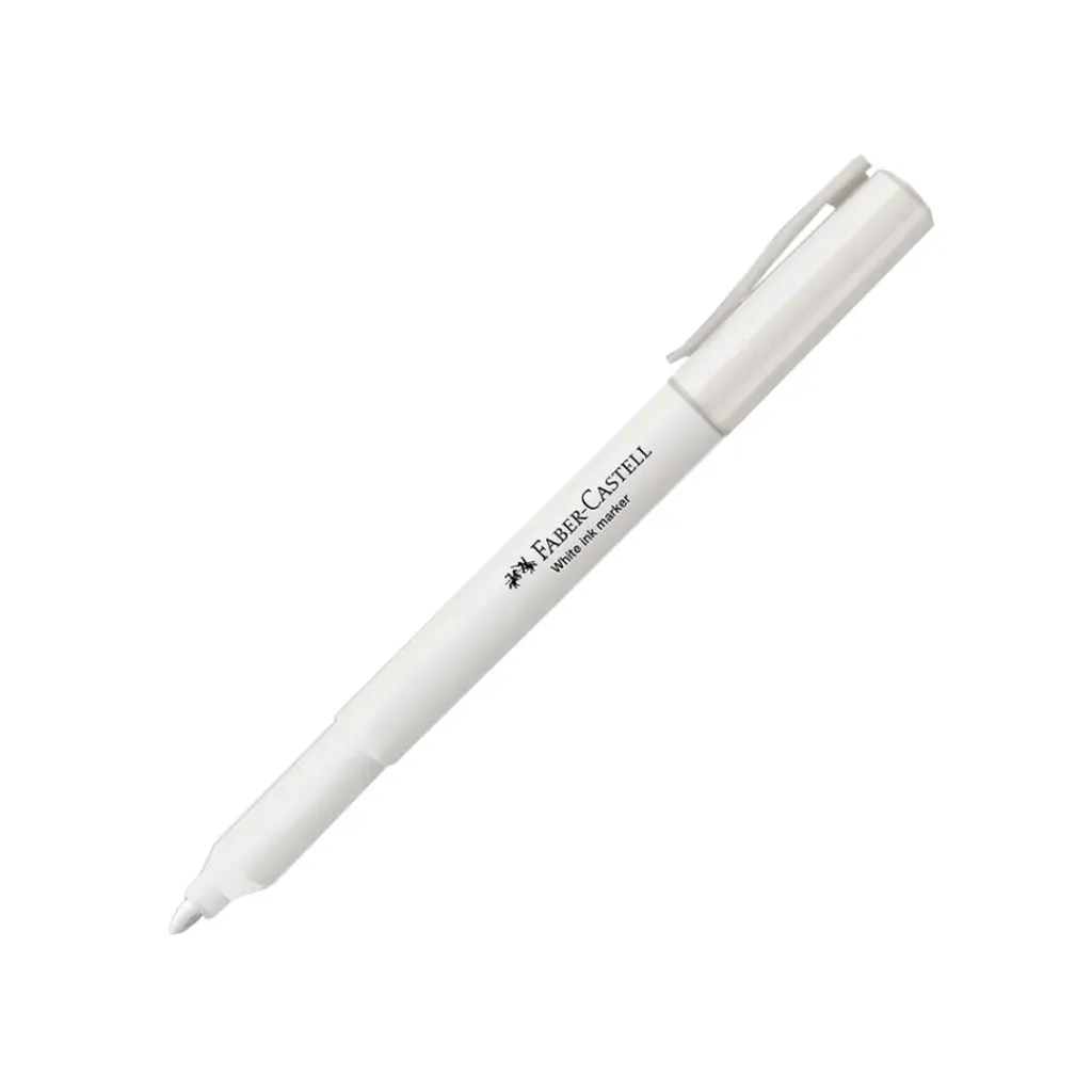 MARCADOR FABER CASTELL PERMANENTE BLANCO 2.2MM