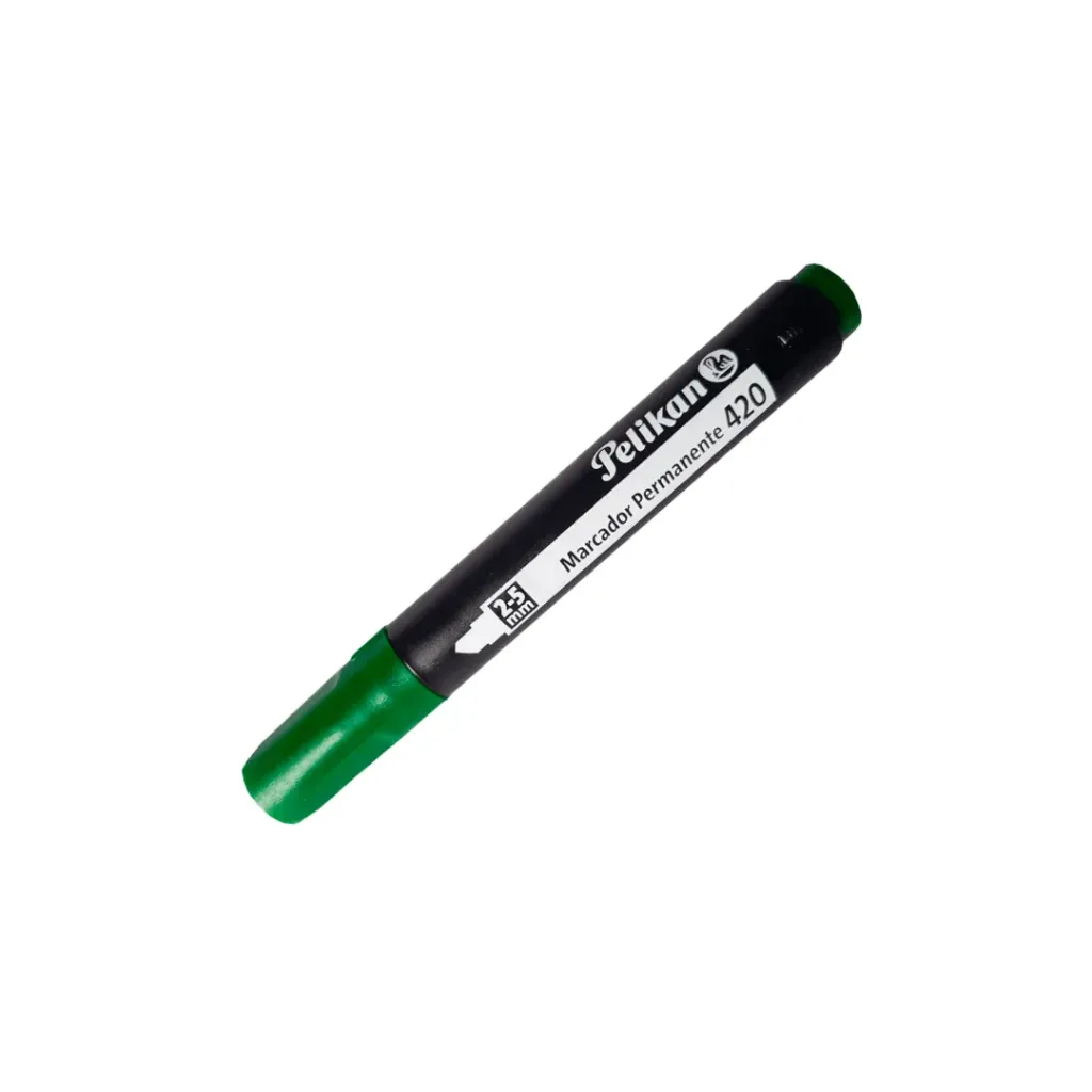 MARCADOR PERMANENTE # 420 VERDE PELIKAN