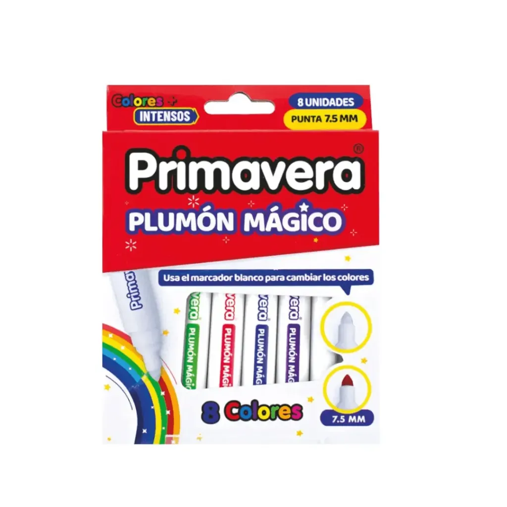 MARCADOR PRIMAVERA MAGICOS X8 COLORES 345 019