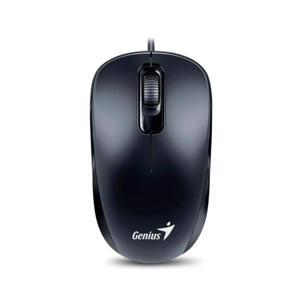 MOUSE USB GENIUS DX-110 NEGRO/3 BOTONES/1000DPI/WINDOWS Y MAC