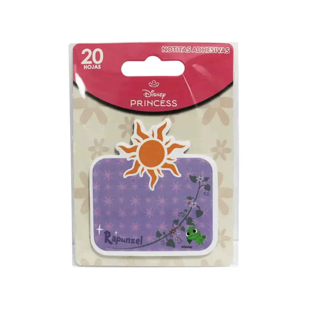 NOTITAS ADHESIVAS PRINCESAS-20HOJAS 70X70MM